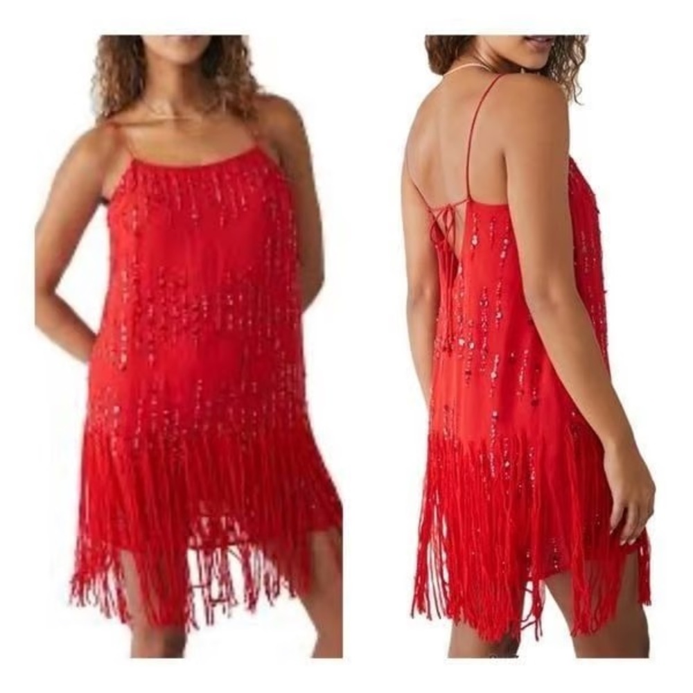 Free People Crystal Clear Mini Dressed